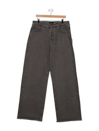 Pre-owned Alanui High-rise Wide Leg Jeans W/ Tags In Grey