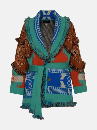 Alanui Kids' Multicolor Wool Icon Cardigan
