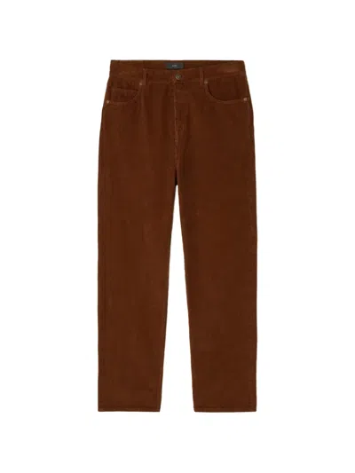 Alanui The Decade Corduroy Trousers In Brown