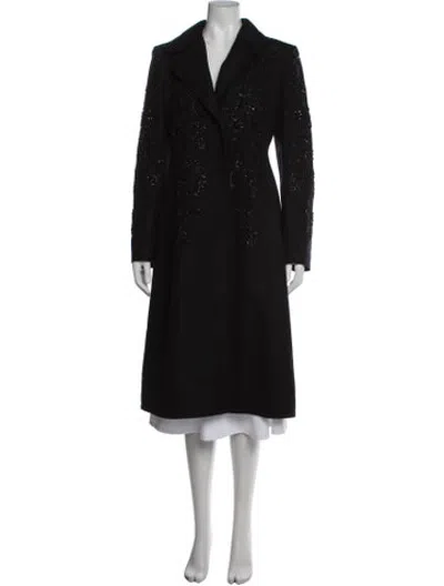 Pre-owned Alberta Ferretti 2017 Limited Edition Coat In Black