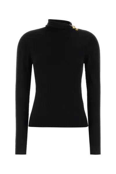 Alberta Ferretti Black Wool Blend Sweater