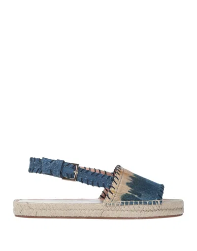 Alberta Ferretti Espadrilles In Blue