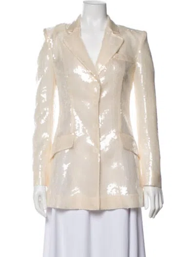 Pre-owned Alberta Ferretti Patterned Blazer In Pink