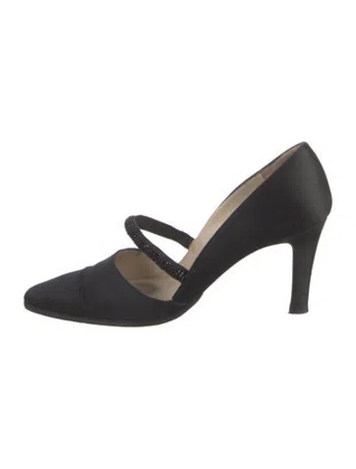 Pre-owned Alberta Ferretti Satin Pumps In Blue