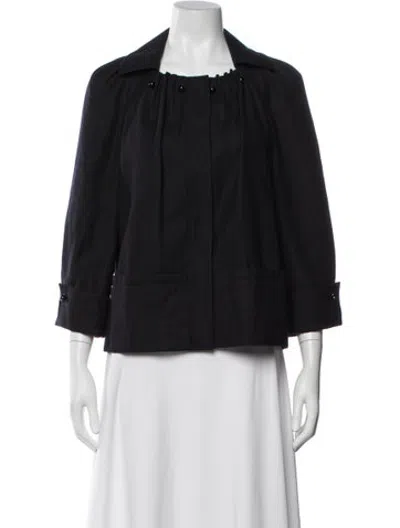 Pre-owned Alberta Ferretti Virgin Wool Jacket In Black