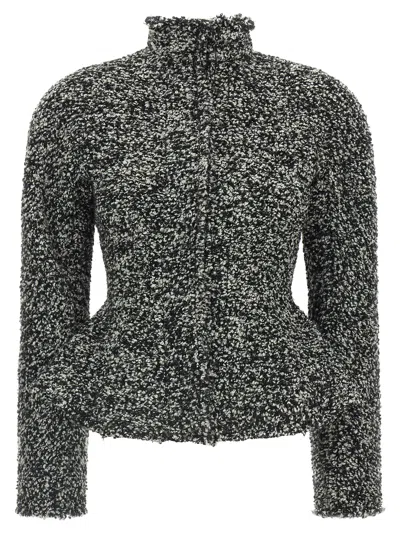 Alberta Ferretti Virgin Wool Women's Blazer In White