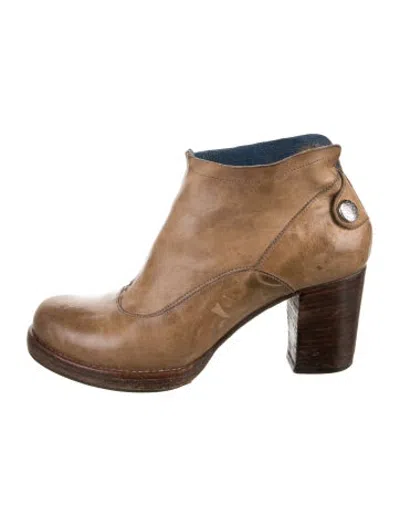Pre-owned Alberto Fasciani Leather Boots In Brown
