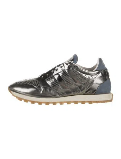 Pre-owned Alberto Fasciani Leather Sneakers In Multicolor