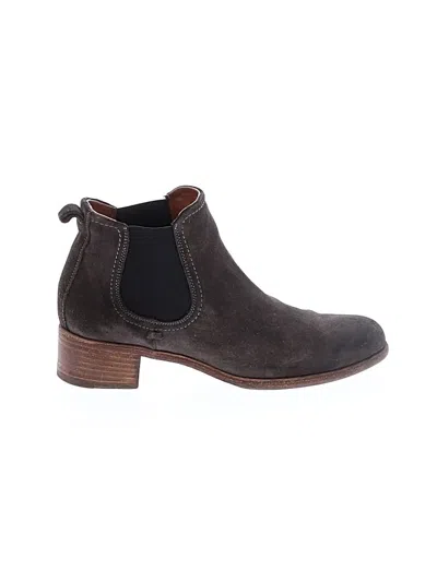 Pre-owned Alberto Fermani Ankle Boots In Brown