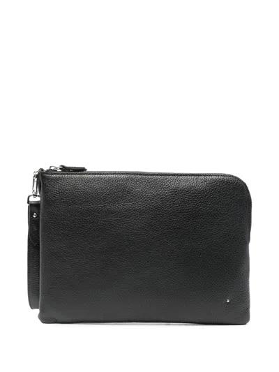 Alberto Luti Top-zip Wrist-strap Clutch Bag In Gold
