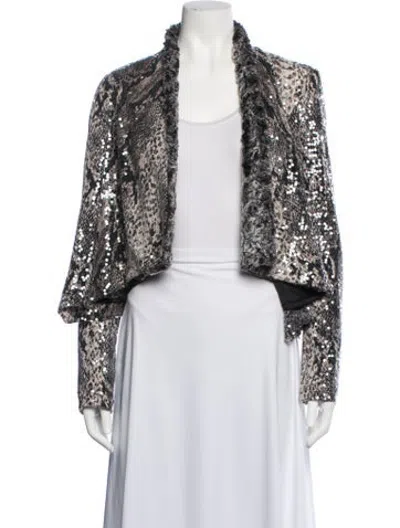 Pre-owned Alberto Makali Animal Print Jacket In Multicolor