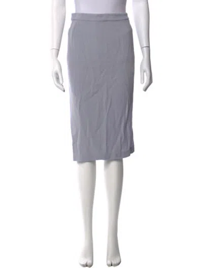 Pre-owned A.l.c Cutout Accent Knee-length Skirt In Purple