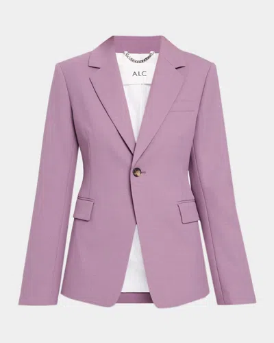 A.l.c Elza Single-breasted Jacket In Pink