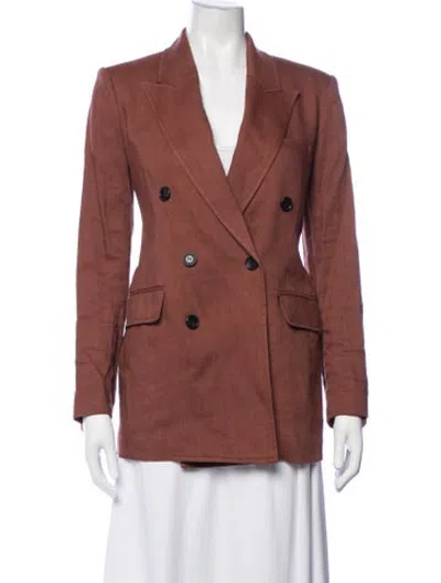 Pre-owned A.l.c Linen Blazer W/ Tags In Brown