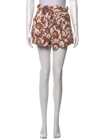 Pre-owned A.l.c Linen Mini Shorts In Neutrals