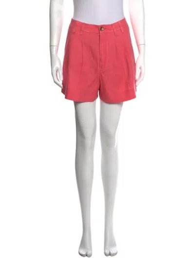 Pre-owned A.l.c Linen Mini Shorts In Pink