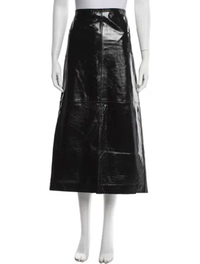 Pre-owned A.l.c Long Skirt In Black
