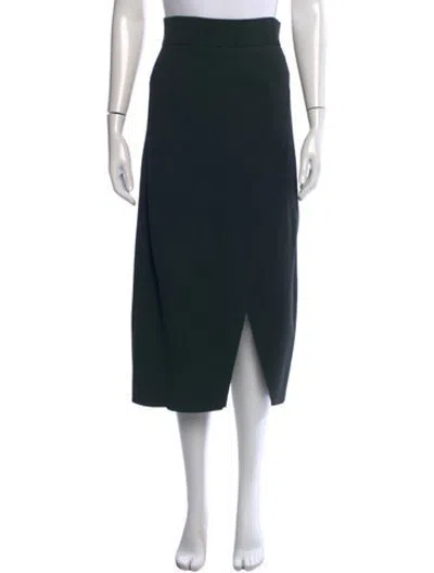 Pre-owned A.l.c Midi Length Skirt In Green