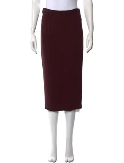 Pre-owned A.l.c Midi Length Skirt In Red