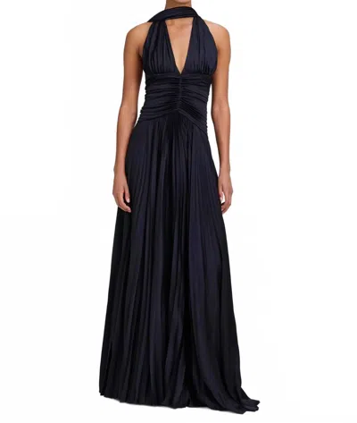 A.l.c Sabine Gown In Navy In Blue