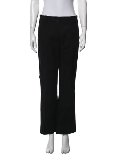 Pre-owned A.l.c Straight Leg Pants In Black