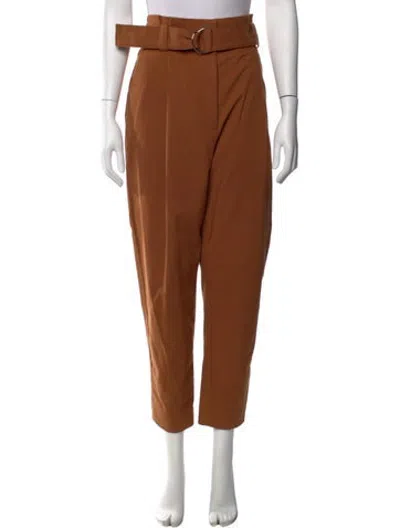 Pre-owned A.l.c Straight Leg Pants In Brown