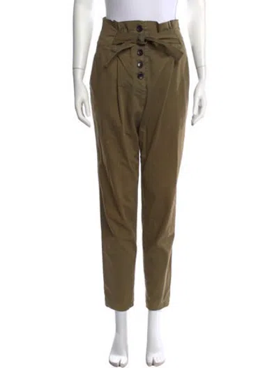 Pre-owned A.l.c Straight Leg Pants In Green