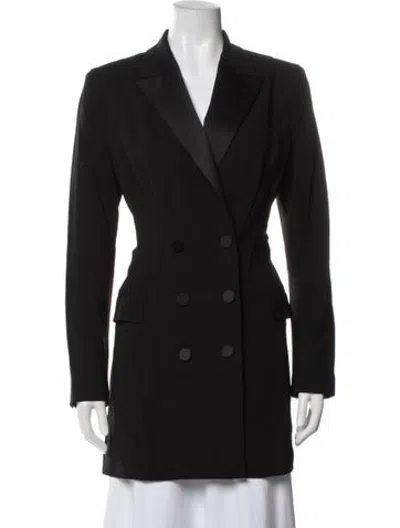 Pre-owned A.l.c Virgin Wool Coat In Black