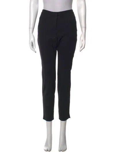 Pre-owned A.l.c Wool Straight Leg Pants In Black