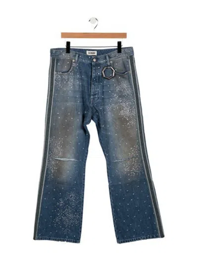 Pre-owned Alchemist Straight-leg Jeans W/ Tags In Blue
