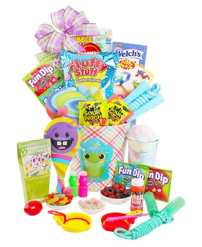 Alder Creek Gift Baskets Spring Outdoor Candy And Treats Easter Gift Basket Set, 12 Piece In No Color