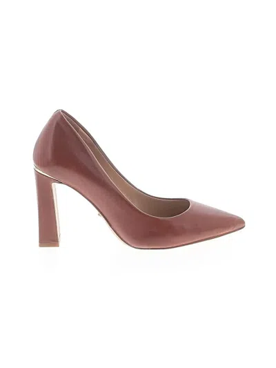 Pre-owned Aldo Heels In Burgundy