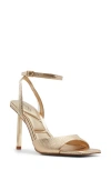 Aldo Lettie Ankle Strap Sandal In Gold