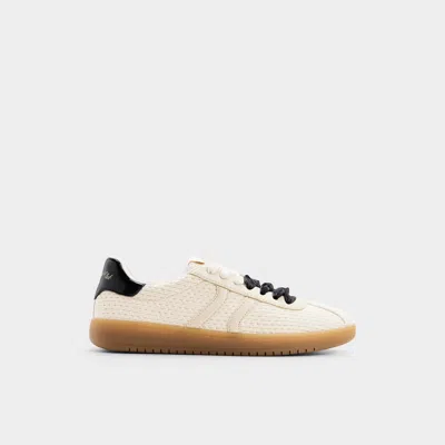 Aldo Women's Chicsneaker – Cream / Blk – Size 6 In Neutral