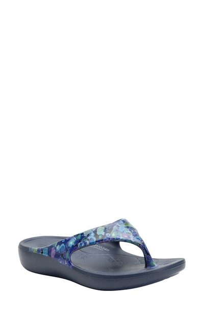 Alegria By Pg Lite Alegrai Ode Flip Flop In Poppy Pop Blue