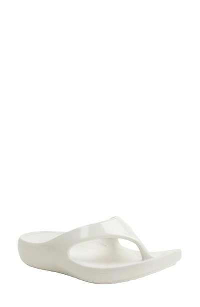 Alegria By Pg Lite Alegrai Ode Flip Flop In White Gloss