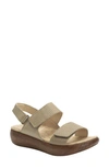 Alegria By Pg Lite Alegria Baille Slingback Sandal In Woven Taupe