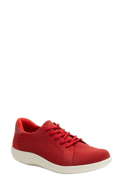 Alegria By Pg Lite Dandie Knit Trainer In Tomato