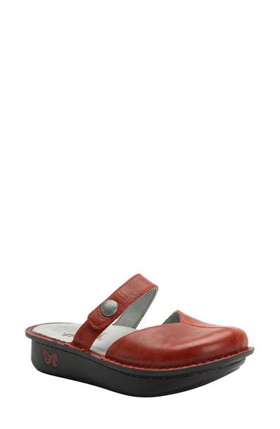 Alegria By Pg Lite Kamila Platform Clog In Garnet