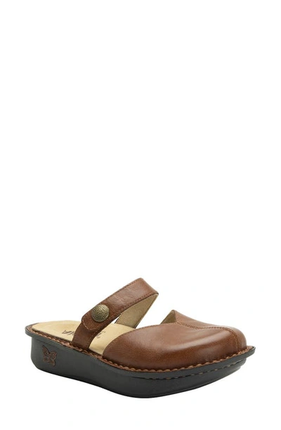 Alegria By Pg Lite Kamila Platform Clog In Walnut