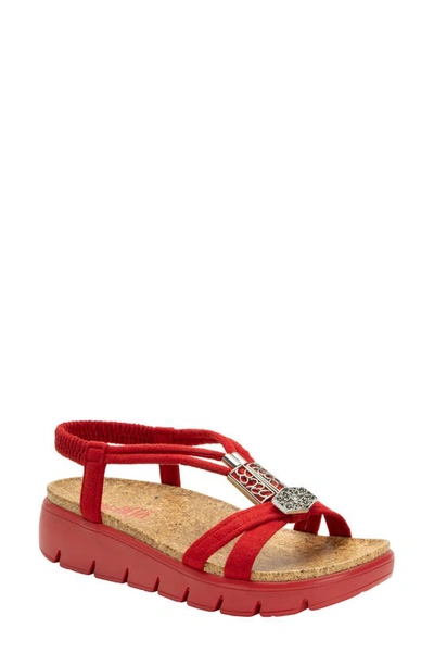 Alegria By Pg Lite Roz Sandal In True Red