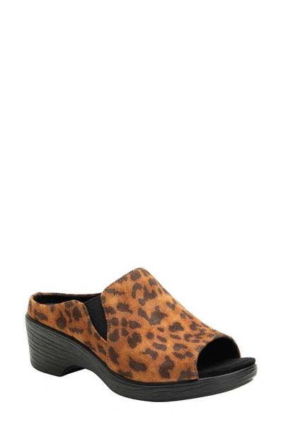 Alegria By Pg Lite Shilaine Clog In Stretch Leopard