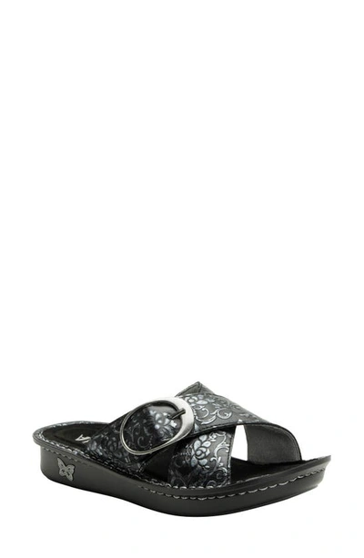 Alegria By Pg Lite Vanya Loretta Slide Sandal In Chandelier Pewter