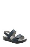 Alegria By Pg Lite Verona Sandal In Basketry Navy