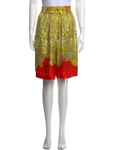 Pre-owned Alemais Silk Knee-length Shorts In Blue