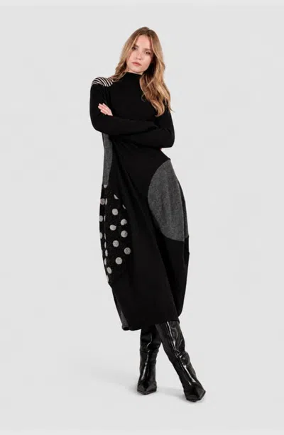 Alembika Bonnie Cocoon Dress In Storm Mix