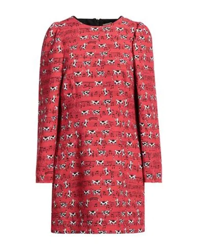 Alessandro Enriquez Woman Mini Dress Red Size 8 Polyester