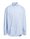 Alessandro Gherardi Man Shirt Sky Blue Size 15 ½ Cotton