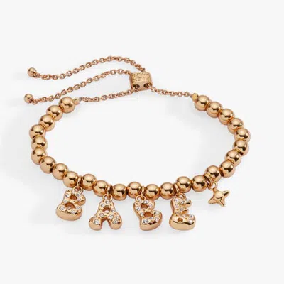 Alex And Ani 'babe' Bubble Beaded Bolo Bracelet In Gold