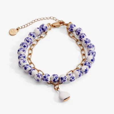 Alex And Ani Pottery Double Strand Bracelet In Multi